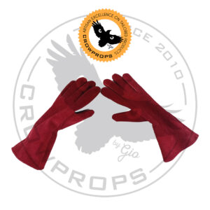 ROYAL GUARD GLOVES SUEDE RED